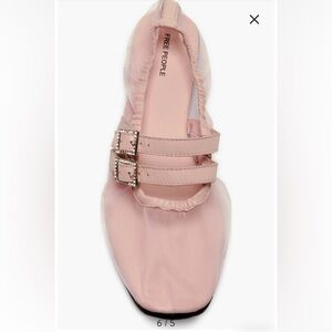 Free people, pink ballerina flats